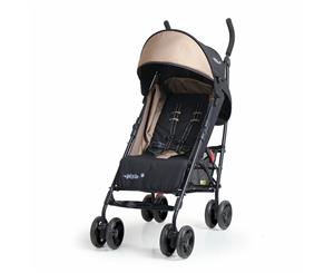 Vee Bee Pixie Foldable Stroller/Pram for Baby/Infant/Toddler/Recline/ Black/BG