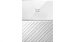 WD My Passport 2017 1TB Portable Hard Drive - White
