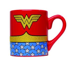 Wonder Woman Glitter Coffee Mug