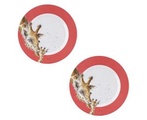 Wrendale Designs Giraffe Set of 2 Melamine Side Plates
