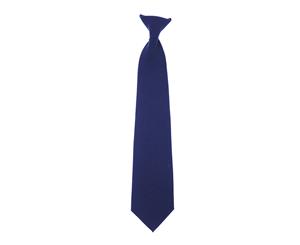 Yoko Clip-On Tie (Pack Of 4) (Navy Blue) - BC4157