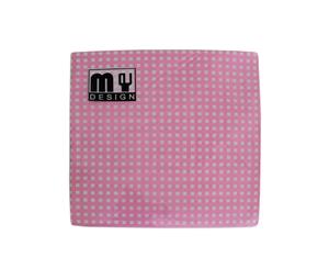 20 Pack Pink and White Check Design 2 ply Premium Party Napkins 33x33cm MQ-356