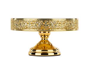 30 cm (12-inch) Metal Cake Stand | Gold Plated | Le Gala Collection