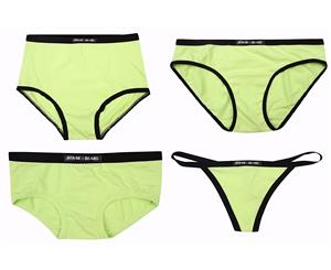 4 Pack Frank and Beans Underwear Womens S M L XL XXL Franks Sample Set - Green
