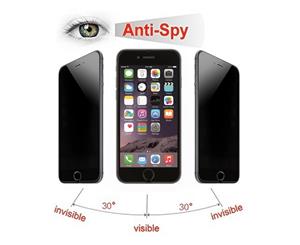 9h Anti-spy Privacy Tempered Glass Screen Protector For Apple Iphone 6 6s