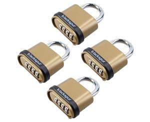AB Tools 4 x 4 Digit Number Combination Combi Padlock Lock Secure Locking Shed Garage