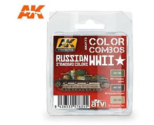 AK Interactive AK4173 Russian WWII Standard Combo Paint Set Acrylic