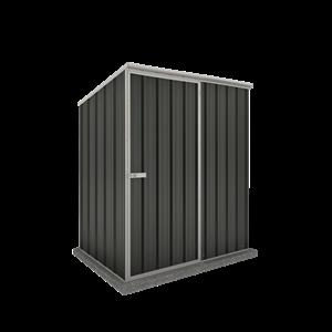 Absco Sheds 1.52 x 0.78 x 1.80m Space Saver Reverse Skillion Shed - Monument