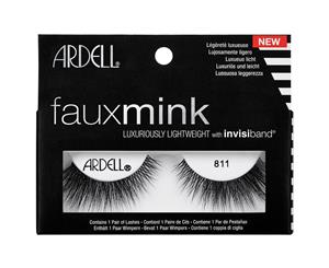 Ardell Strip False Fake Eye Lashes - Faux Mink 811 (Black)