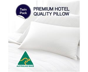 Australian Made Two Hotel Quality Pillow
