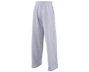 Awdis Childrens Unisex Jogpants / Jogging Bottoms / Schoolwear (Pack Of 2) (Heather Grey) - RW6842