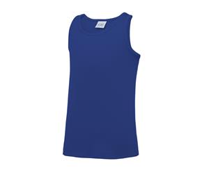 Awdis Just Cool Childrens/Kids Plain Sleeveless Vest Top (Royal Blue) - RW4813