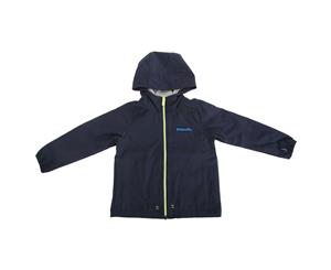 Bench Childrens Boys Long Sleeve Waterproof Hooded Jacket (Navy) - F389