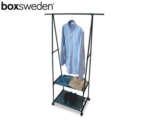 Box Sweden Wardrobe Garment Rack w/ Wheels