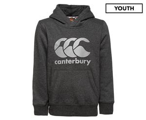 Canterbury Kids' Classics Core Logo Hoodie - Black Marle