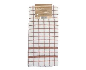 Country Club Luxury Kitchen Towel Brown