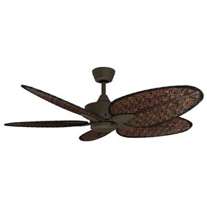 Crestwind 52'' Overall Bronze Bamboo Ceiling Fan - Ant