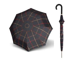 Doppler Carbonsteel Umbrella Woven Check Funfzehn