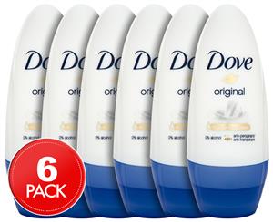 Dove Original Roll-On Deodorant 6-Pack - 50mL