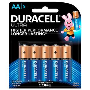 Duracell AA Ultra Batteries - 5 Pack