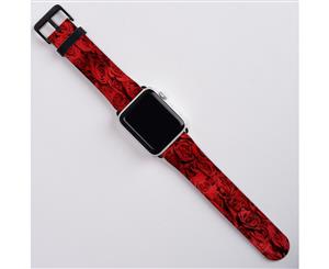 For Apple Watch Band (38mm) Series 1 2 3 & 4 Vegan Leather Strap iWatch Rose