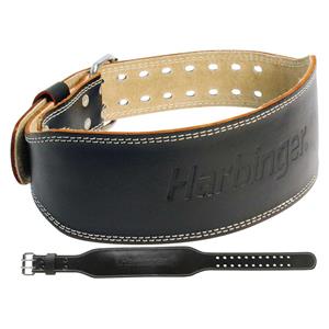 Harbinger 6in Leather Weight Lifting Belt