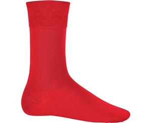Kariban Cotton City Mens Casual Cotton Rich Socks (Red) - RW4205