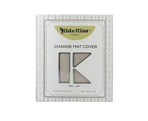 Kidz Kiss Sherpa Change Mat Cover Latte