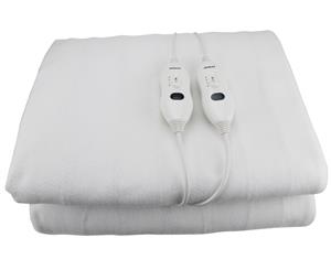 King Size - Electric Blanket Washable Fitted Polyester Controller Led Display Digilex