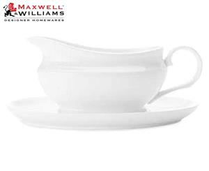 Maxwell & Williams White Basics Gravy Boat & Saucer Set