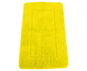 Mayfair Cashmere Touch Ultimate Microfibre Bath Mat (Yellow) - BR358