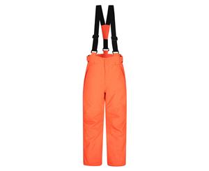 Mountain Warehouse Kids Ski Pants Waterproof Breathable and Insulated - Orange