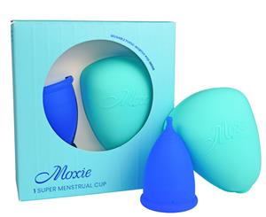 Moxie Reusable Menstrual Cup - Blue (Super)
