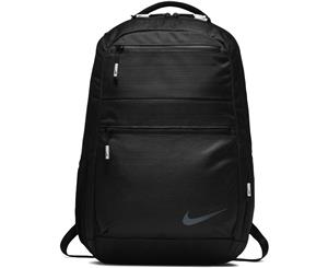 Nike Mens Sports Multi Pocket Polyester Golf Backpack - BlackBlackBlack