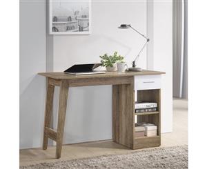 Office Computer Desk Study Table w/ Drawer Shelves Storage - Oak