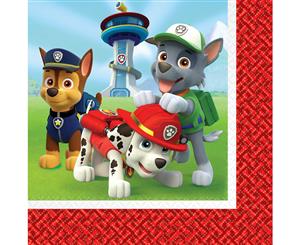 Paw Patrol 2 Ply Luncheon Napkins Pack of 16