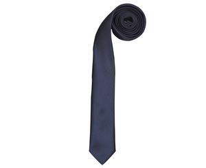 Premier Tie - Mens Slim Retro Work Tie (Pack Of 2) (Navy) - RW6949