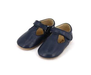 Pre-walker Leather T-Bar Shoes Navy