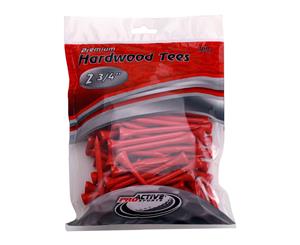 Proactive Tees 100 Pack 2.75 Inch Red