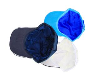 Pure Silk Lined Sports Cap - Combats Hair Loss & Frizzy Hair - Aqua Blue