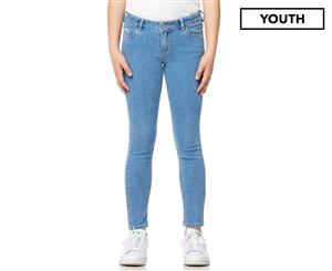 Riders Jnr. By Lee Girls' Spray-On Jeans - Light Vintage
