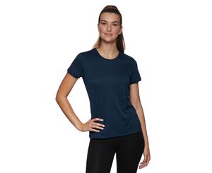 Salomon Women's Comet Classic Tee / T-Shirt / Tshirt - Poseidon Heather