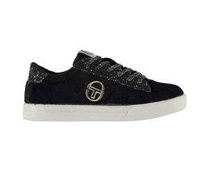 Sergio Tacchini Kids Girls Now Velvet Infant Trainers Sneakers Sports Shoes - Black