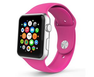 Silicone Sport Band For Apple Watch - Flash Pink