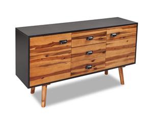 Solid Acacia Wood Sideboard Buffet Hall Table Kitchen Cupboard Cabinet