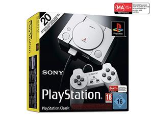 Sony PlayStation Classic Game Console with 20 Pre-installed Games