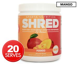 Sparta Nutrition Shred Fat Burner Mango 150g (20 serves)