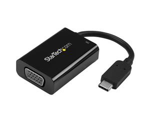 StarTech USB Type-C to VGA Adapter - 2048x1280 - USB-C Power Delivery