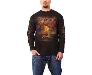 Therion T Shirt Sirius B Band Logo Official Mens Long Sleeve - Black
