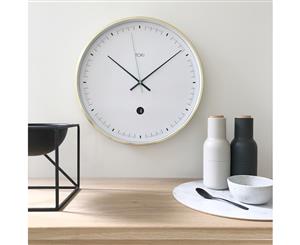 Toki - Metta Brushed Gold SILENT SWEEP Wall Clock with Date 40cm